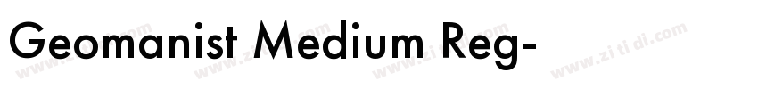Geomanist Medium Reg字体转换